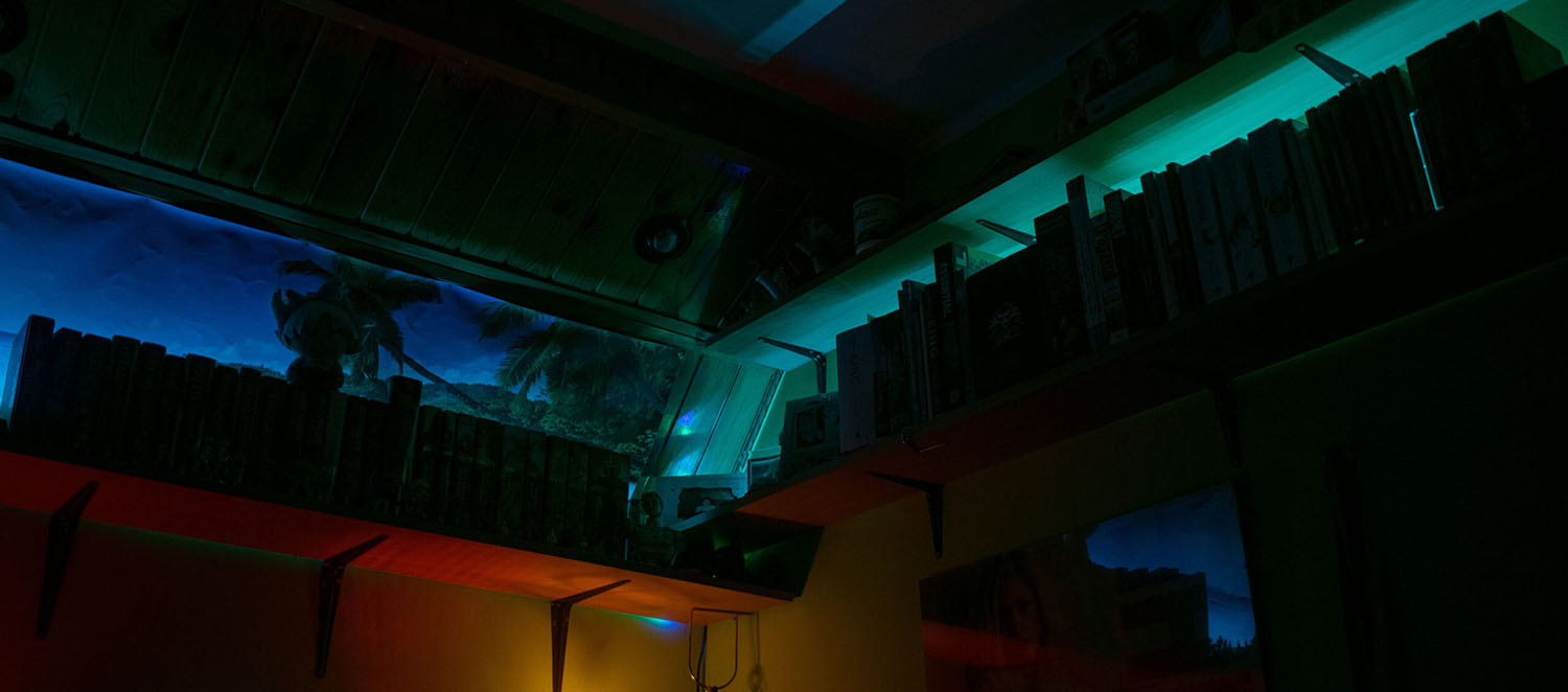 oświetlenie LED RGB pokój